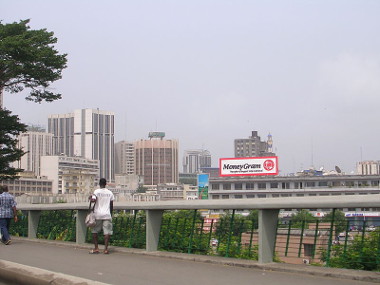 Centro da cidade de Abidjan ¹