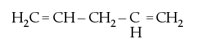 Exemplo de alcadieno isolado. 