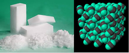Composição química e estrutura do cristal de gelo-seco