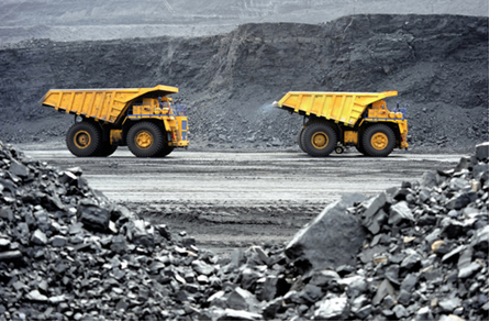 Extração de carvão mineral