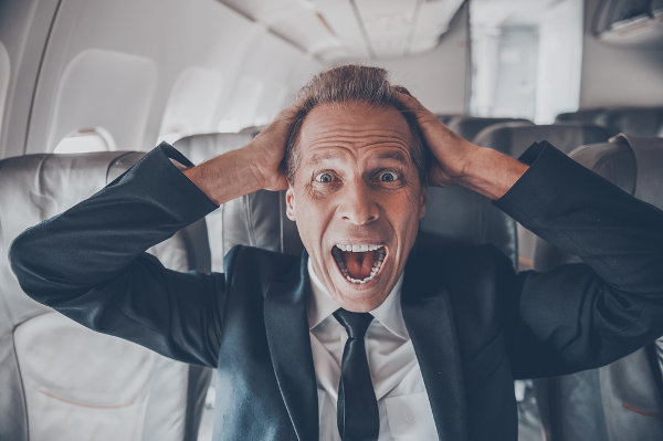 A fobia de avião é um tipo de fobia situacional.