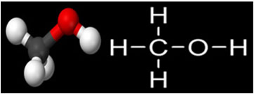 Fórmula estrutural do metanol