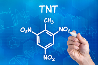 Fórmula do TNT (trinitrotolueno)