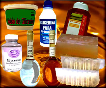 Produtos feitos da glicerina