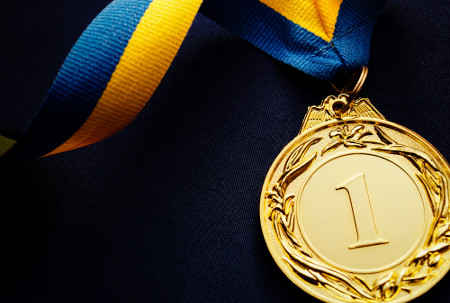 A premiação em medalhas foi uma das inovações do retorno das Olimpíadas