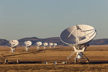 Radiotelescópios instalados no Novo México, Estados Unidos