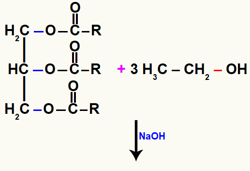 Reagentes utilizados na produção do biodiesel.