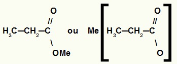 Representação geral de um sal de ácido carboxílico