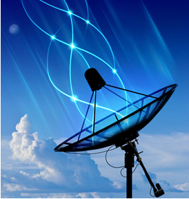 Os satélites de transmissão usam de radiações do tipo micro-ondas