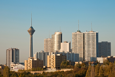 Vista panorâmica de Teerã, a capital do Irã