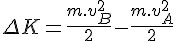Fórmula da Variação da Energia Cinética